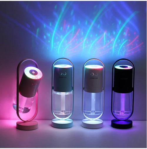 Compact humidifier with 200ml water tank