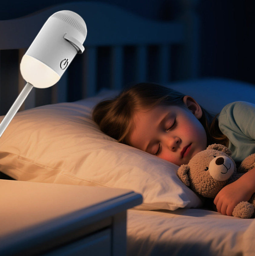 Modern USB-powered night light for indoor lighting