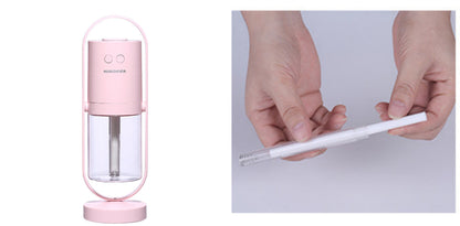 Portable cool mist humidifier for bedside table