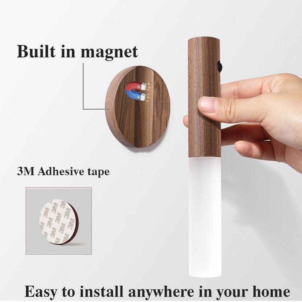 Warm white LED night light for hallway and stairs