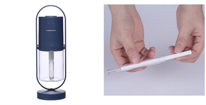 Ultrasonic humidifier with relaxing projection light